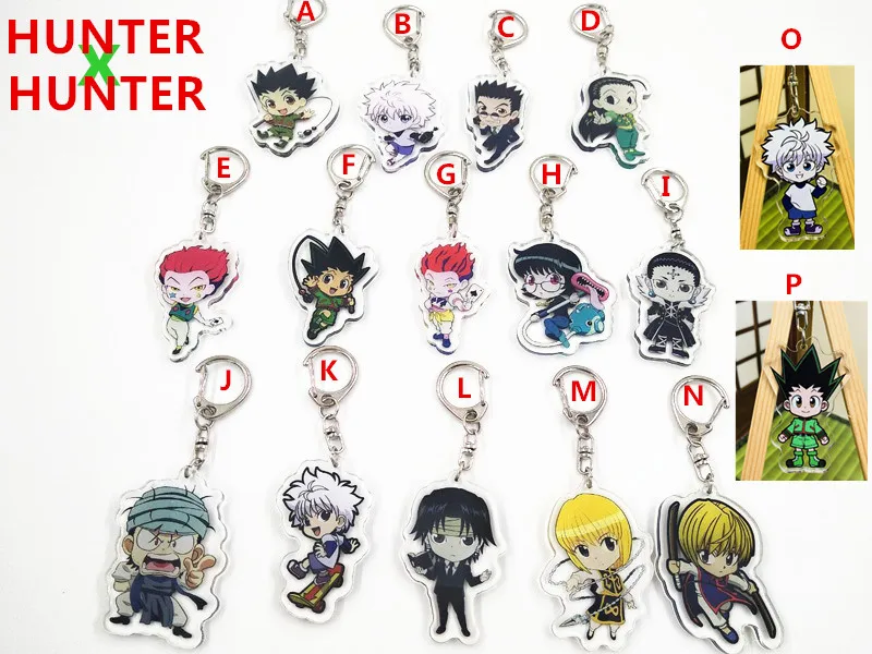 Аниме HUNTER X куклы акриловые брелоки игрушки HUNTERxHUNTE Gon Freecss Killua Zoldyck Kurapika Leorio Hisoka