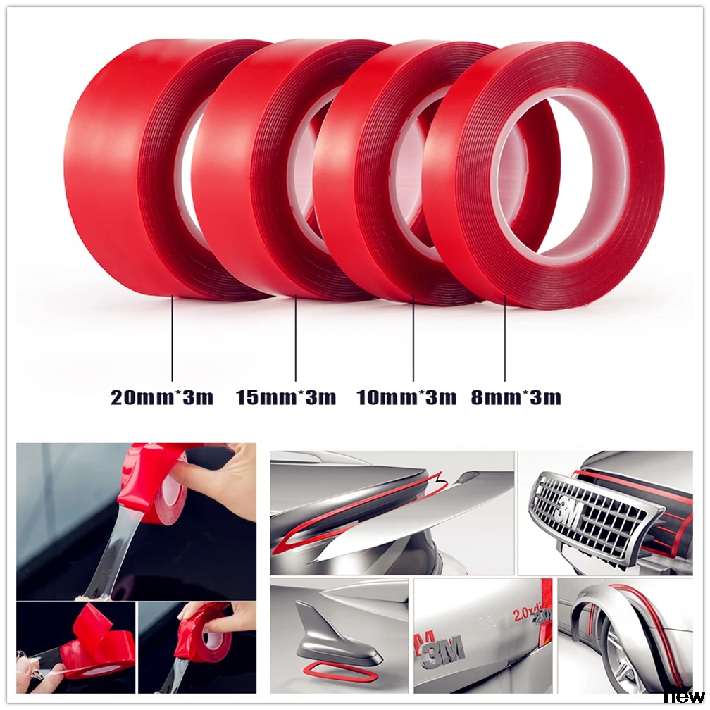 

Car Acrylic Tape Car Heat Resistant Double Sided tape for Honda Pilot Insight HR-V CR-V Odyssey Jazz Fit Sports Ridgeline