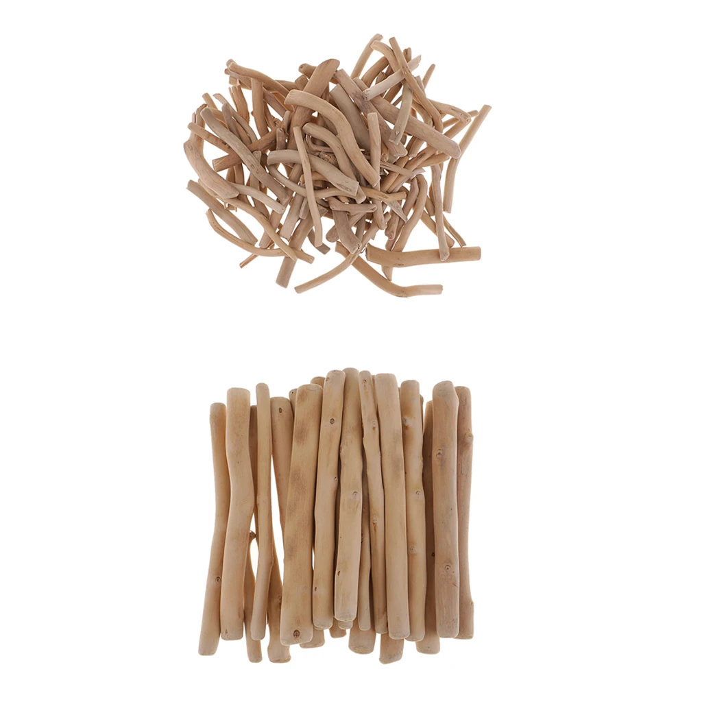 375g Natural Driftwood Pieces Craft Sticks Small for Northumbrian Coastline Display Arts and Craft DIY Decorating, Creating