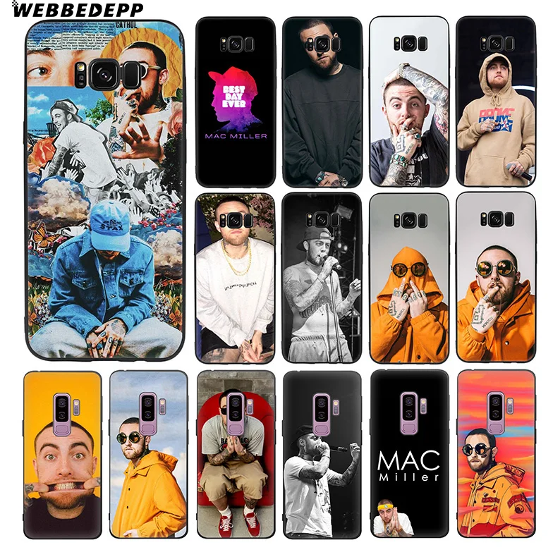 WEBBEDEPP Mac Miller Мягкий ТПУ силиконовый чехол для Samsung Galaxy S10 S10e S9 S8 Plus S7 S6 Edge &amp J6 |