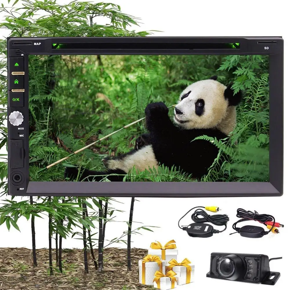 

Eincar Wireless Camera as gift, 2din Car Stereo In Dash Car DVD Player Autoradio Head unit FM Radio Video Bluetooth Touch Screen