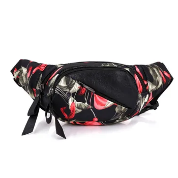 

8PCS / LOT Waist Bag Women Zipper Fanny Pack Multifunction Designer Men Belt Bag High Quality Waist Packs Phone Bag
