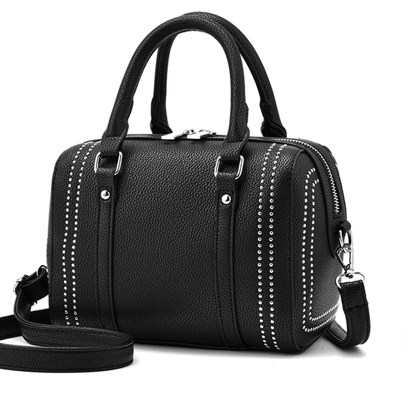 Сумка женская кожаная винтажная с заклепками|designer women bag|women bagwomen bags designer |