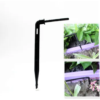 

50PCS Black Bending Arrow Drippers for 3/5mm Garden Water Hose Watering Irrigation Components for Drip irrigation
