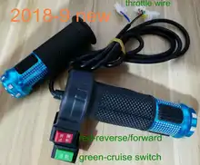

twist throttle with forward/reverse switch&cruise switch button gas handle electric scooter tricycle bike MTB part accelerator