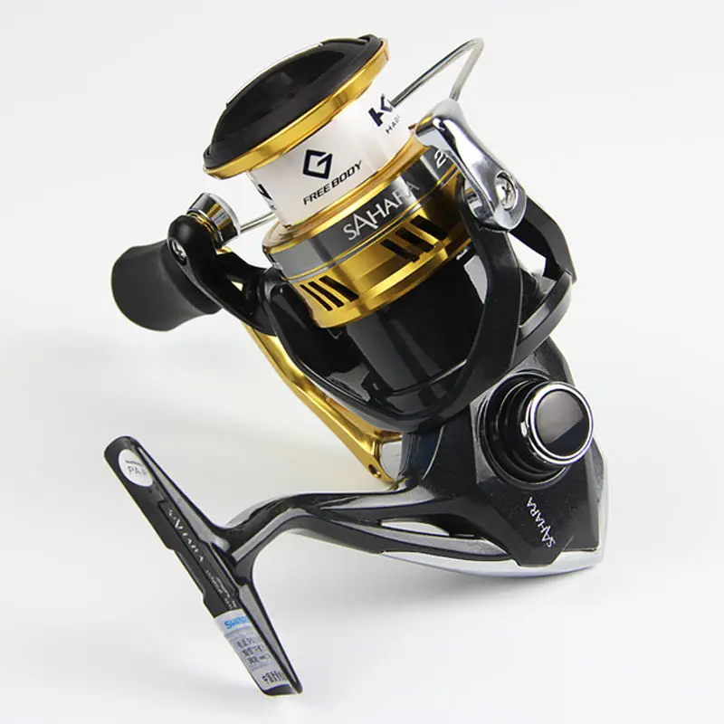 100% оригинальная спиннинговая катушка Shimano SAHARA 2500HGS C3000HG 4 + 1BB мощная Hagane Gear