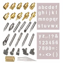 28 шт. насадки для паяльника советы и трафарет набор паяльник рабочее устройство для резьбы и выжигания