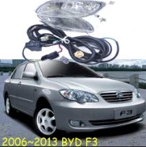 2006~ 2013, BYD F3 противотуманный светильник, Подержанный, от оригинального автомобиля! есть недостатки, царапины,! BYD F3 задний светильник, BYD F3 головной светильник, F0 F3 F3R S6 S7 - Цвет: halogen fog 4300k