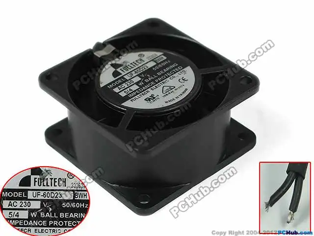 Серверный охлаждающий вентилятор FULLTECH UF 60D23 AC 230 В 5 Вт 60x60x30 мм|square fan|server fan230v fan |