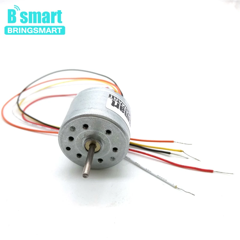 Bringsmart R2418 высокое Скорость 7500 об/мин 12V BLDC мотор, Электрический Фрезер для PWM с заглушкой по часовой стрелке против CCW Бесщеточный мини-двигатель постоянного тока сигнала отзывы