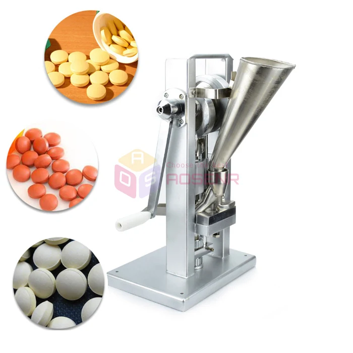 

TDP 0 Single Punch Manual Tablet Press Machine Laboratory Medicine Powders Tablet Machine Pill Stamping Machine Pill Maker