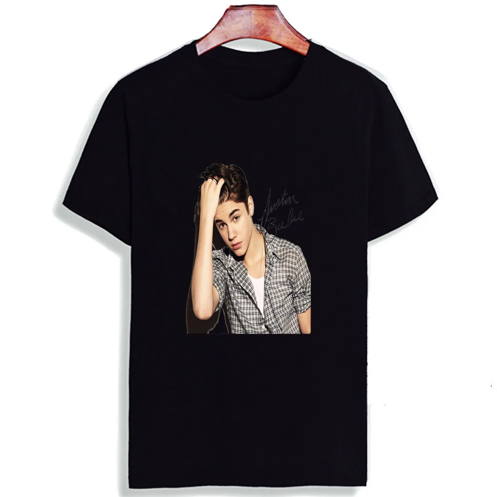 

Fashion Short Sleeve TShirt Justin Bieber Boyfriend Singe Printed 100% Cotton Top Tees Women Casual O Neck T-Shirt Unisex TShir