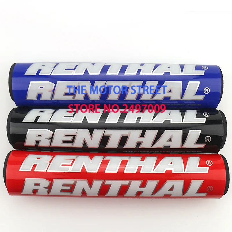 

free shipping Renthal 250mm Handlebar Round Cushion Crossbar Foam Bar Chest Square Pad Pro Taper for CRF50 XR50 CRF70 XR70 Dirt