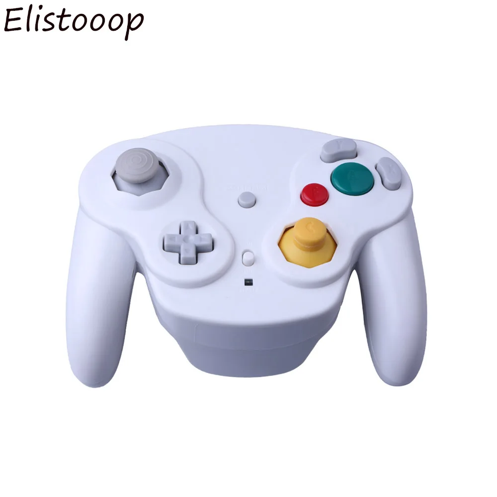 Elistooop 2.4GHz Controller Wireless Gamepad joystick for Nintendo for GameCube for NGC for Wii 