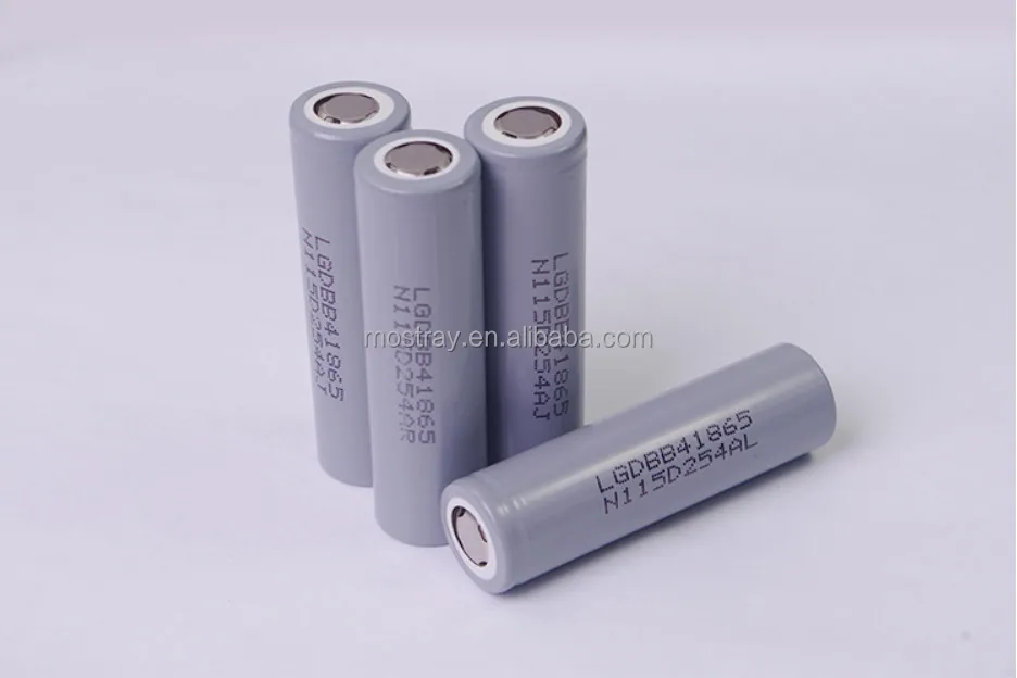 4pcs/pack free shipping flat top LGABB41865 18650 2600mAh 3.7v li Ion ...