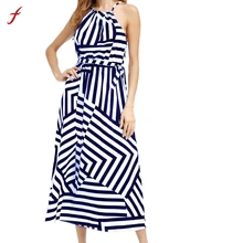 Casual Dress Women Sexy Summer Boho Maxi Long Evening Party Beach Dress Sundress Robe Femme Ete