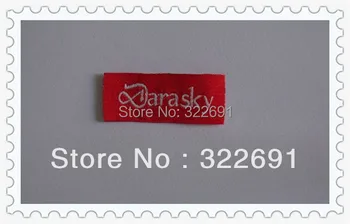 

Directly facrory new design garment custom labels fabric free shipping supply free sample