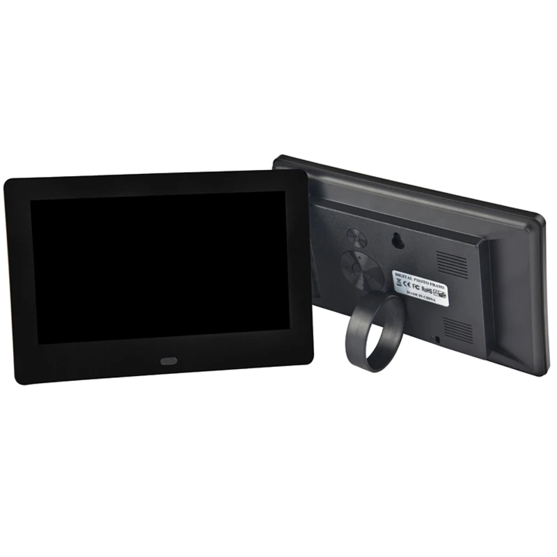 

PINWEI Digital Photo Frame IPS HD 1024*600 LED Back-light Electronic Album Picture Music Video Day Clock Calendar For Older