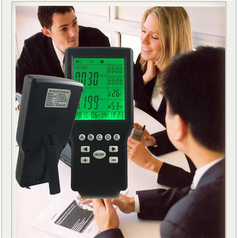 

Air ae steward temp formaldehyde monitor indoor temp formaldehyde monitor handheld formaldehyde detecting monitor from china