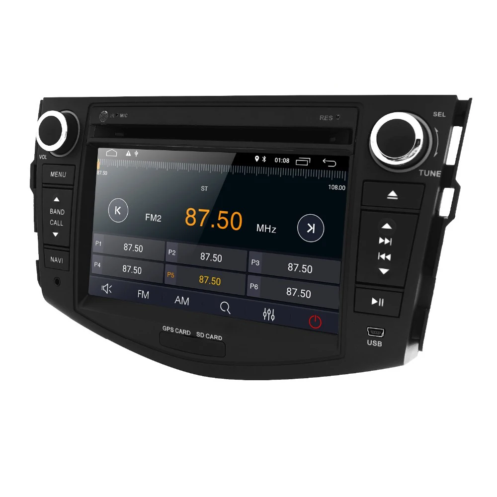 Flash Deal 7" Car Multimedia Android 9.1 2 Din DVD CD Player Autoradio 2Din Radio for Toyota RAV4 RAV 4 2007 2008 2009 2010 2011 47 2