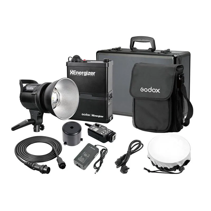 

Godox XEXPERT RS600P 600W 600WS Outdoor Flash Light Studio Strobe 8000mAh Battery + Remote Trigger FT-16 Wireless Power-Control