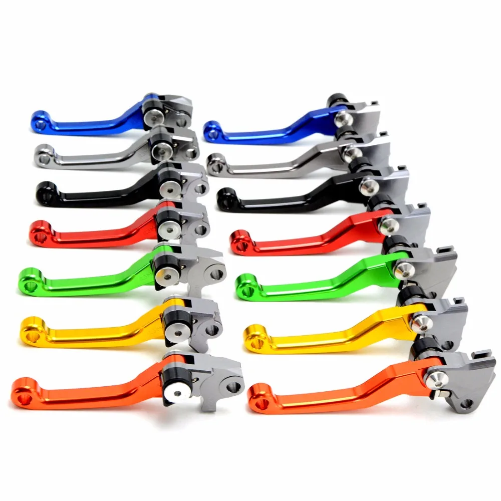 

For KAWASAKI KX 250F 450F 125 250 for YAMAHA YZ 250F 80 426F WR New arrival Motorcycle CNC Pivot Brake Clutch Levers 7 colors