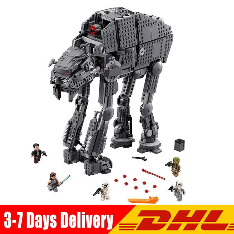 

Moc LegoINGlys 75189 Star Plan The First Order Heavy Assault Walker Model Building Blocks Bricks Toys for Children Gifts