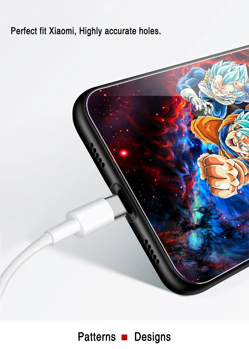 Чехол для Xiaomi mi 8 se, закаленное стекло, жесткая задняя крышка Dragon Ball Z, чехол для телефона для Xiaomi mi 6 8 9 SE lite mi x 2 2s3 max 3