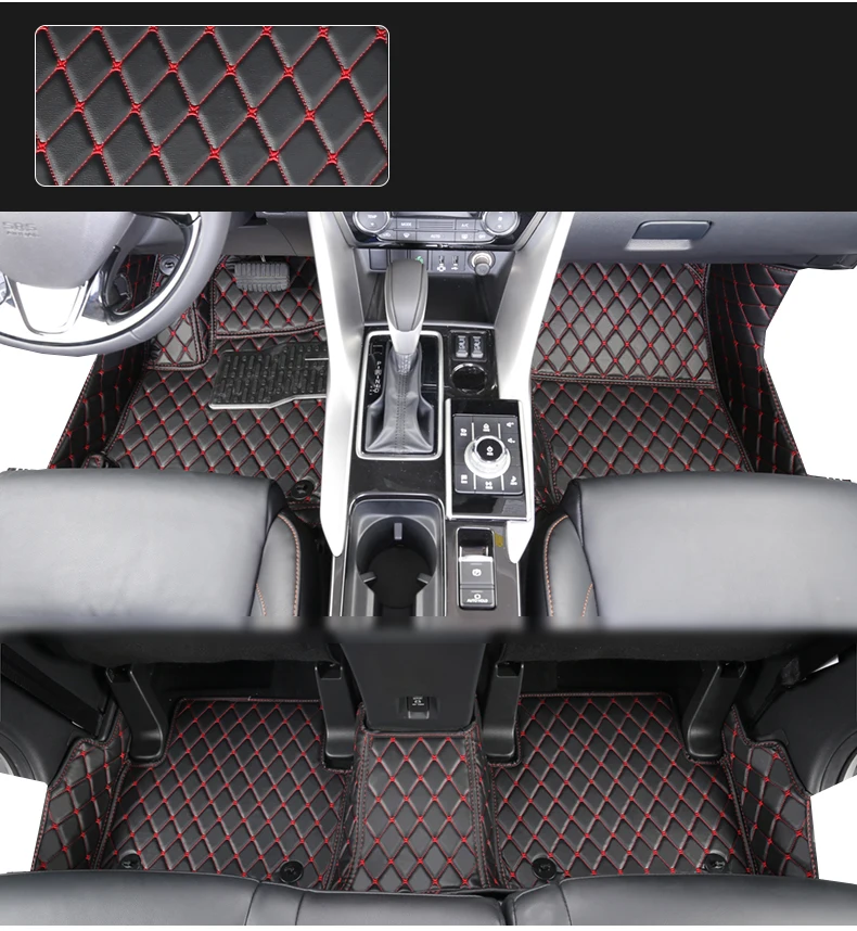 Lsrtw2017 кожаный автомобильный коврик для mitsubishi Eclipse Cross аксессуары Стильные наклейки чехлы