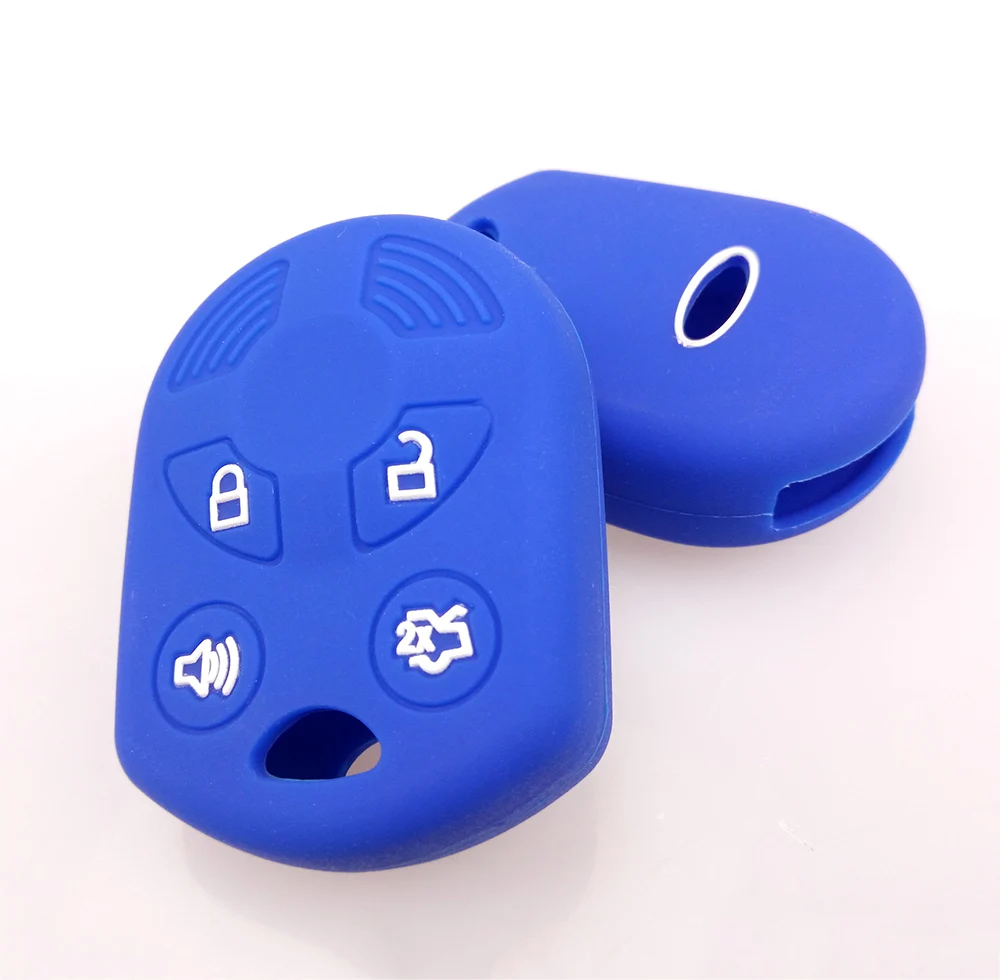 Силиконовый чехол для ключа Ford Focus Escape Fusion Edge C Max Explorer Flex Taurus|for ford|covers for car keyskey explorer