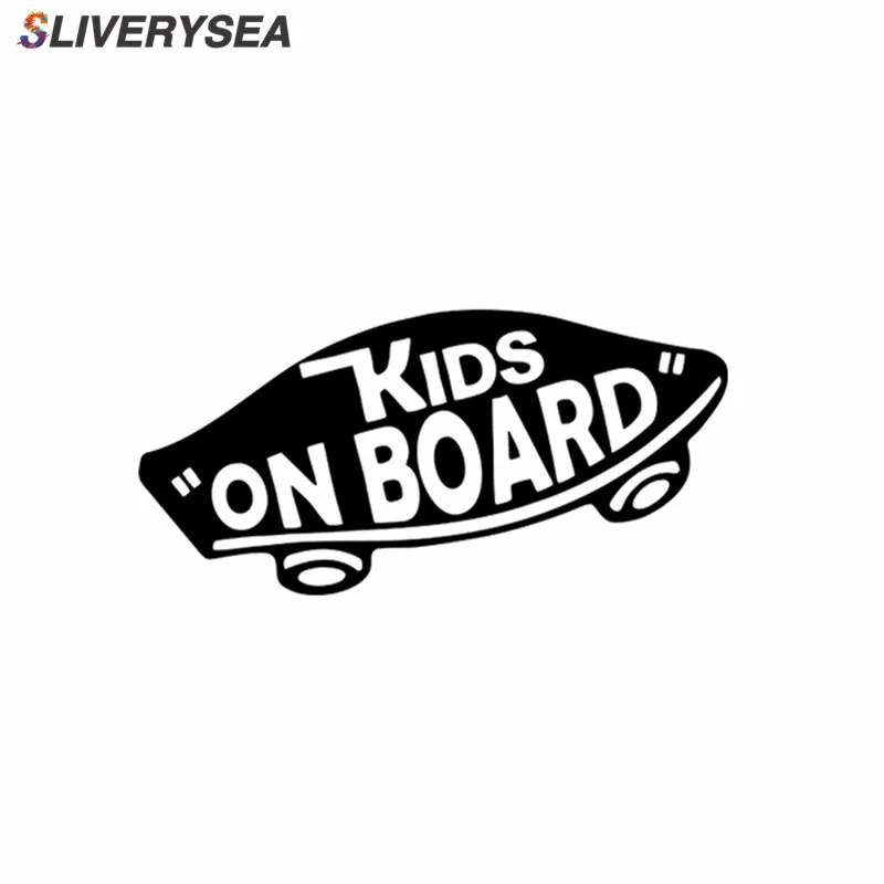 

SLIVERYSEA INTERNAL Kids On Board Baby on Board Car Stickers Warning Viny Decals Funny for Car Body Motorcycle Window
