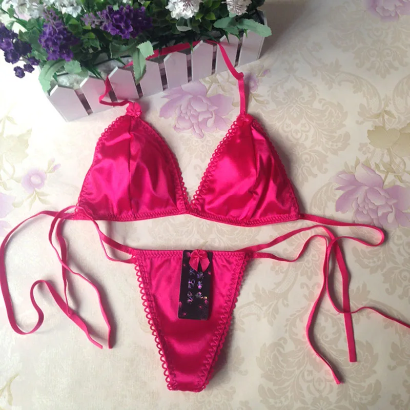 Newest Silk Thong G-string Lace Sexy Underwear Women Sexy Panties Female Low Waist string Lace Lingerie Intimates Thongs T-back