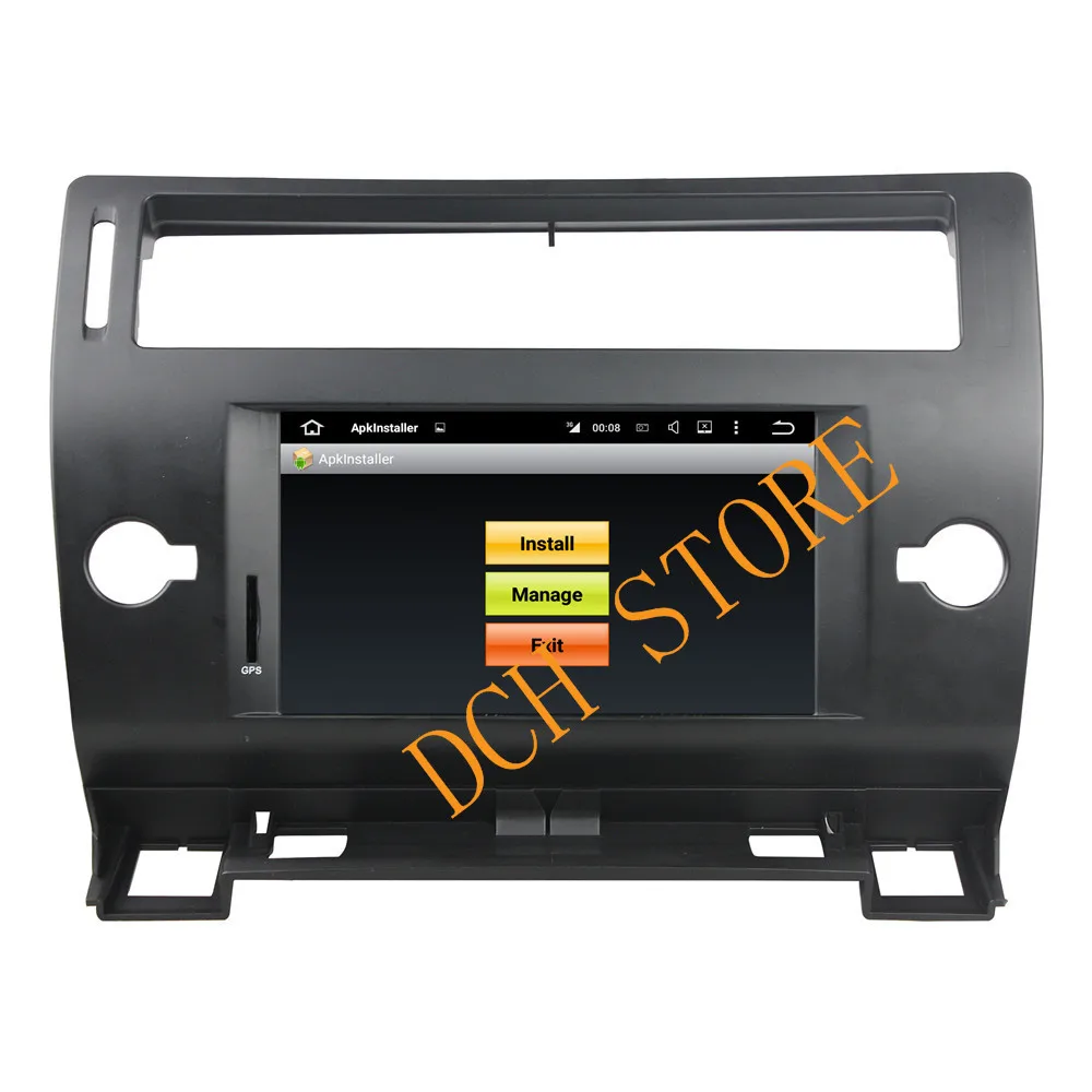 Sale 7 inch Octa Core Android 9.0 Car Radio DVD GPS Navigation For CITROEN C4 2005-2011 Car multimedia 4G RAM 64G RAM STEREO media 5