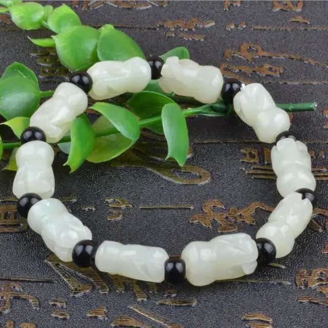 Natural hetian jade Seed makings Suet jade Original stone catenary