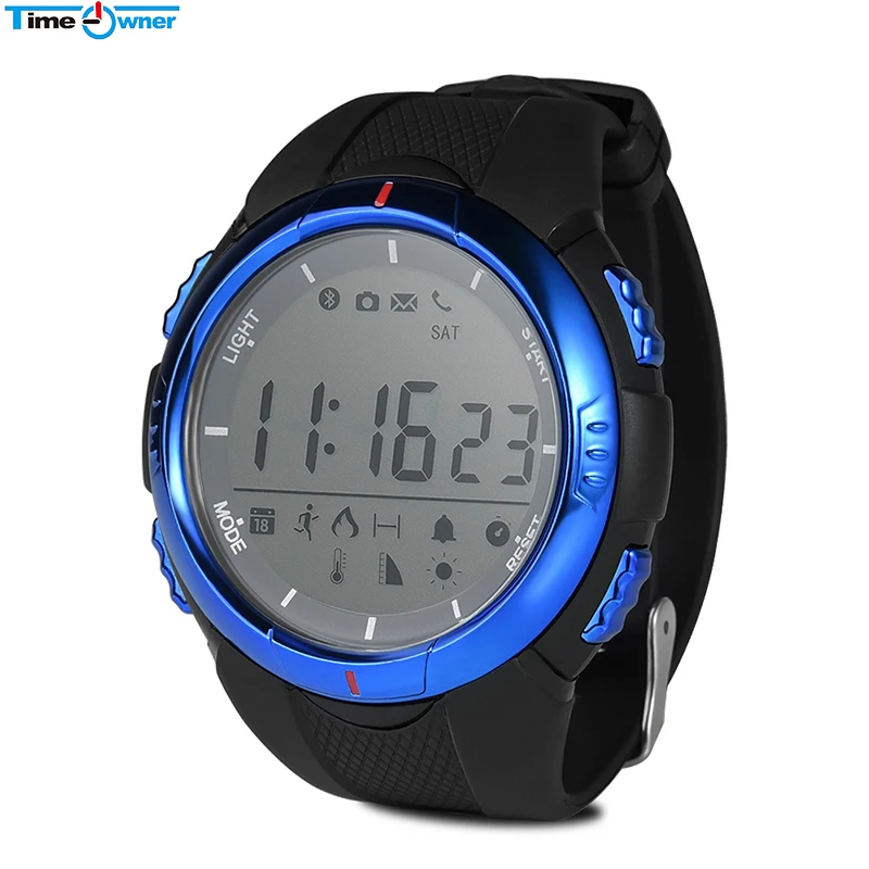Time Owner D-watch блютуз Умные часы IP68 водонепроницаемый 5ATM календарь Шагомер UV