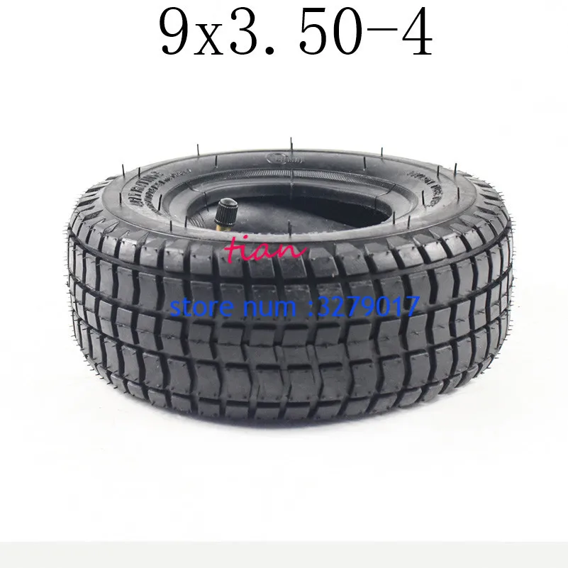 Хорошее качество 9X3. 50-4 бескамерные 9 &quotx3 1/2" (9x3. 50-4) Шины скутера и 2 80/2 или 3 00-4