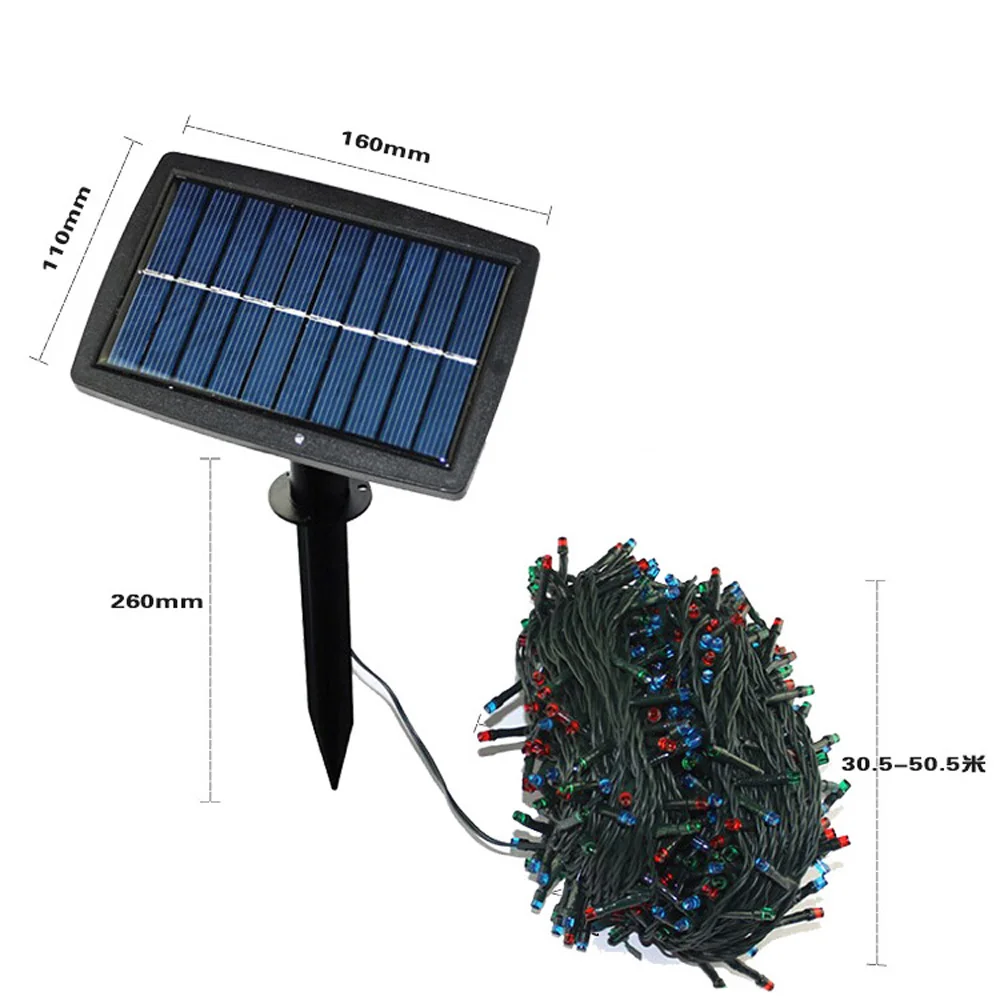 

22M 200 LED Solar Strip Light Outdoor Lighting Fairy Holiday Christmas Party Garlands Solar light Waterproof Outdoor Wedding Lam