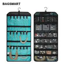BAGSMART дорожные сумки для ювелирных изделий, сумки для домашних ювелирных изделий, держатель для ювелирных изделий, ожерелье, браслет, серьги, чехол для колец, сумки