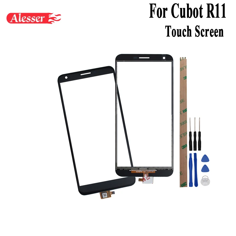 

Alesser For Cubot R11 Touch Screen 5.5 Inch Perfect Repair Parts Touch Panel With Tools And Adhesive For Cubot R11 Mobile Phone