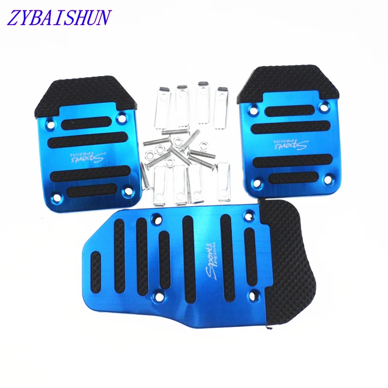 Universal Aluminum Car Pedal Brake Pedal Clutch Pedal Rest Cover for