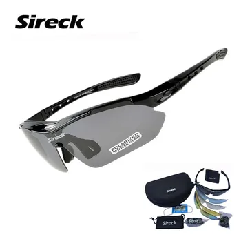 

Sireck Cycling Glasses Polarized Sunglasses UV400 5 Lens Sport Glasses Fishing Climbing Driving Bicycle Bike Eyewear Women Men