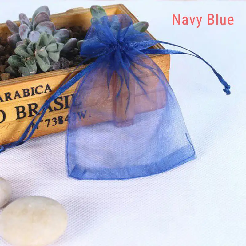 Kejialai 7x9 10x12 10x15 13x18 см 50 шт. 17 цветов сумка для ювелирных изделий свадебный подарок мешочек из органзы для ювелирных изделий упаковка для ювелирных изделий