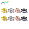 Juya DIY Metal Charm Beads Handmade 5mm 8mm 10mm Cubic Zirconia Spacer Beads For Natural Stones Pearls Beadwork Jewelry Making ► Photo 1/6