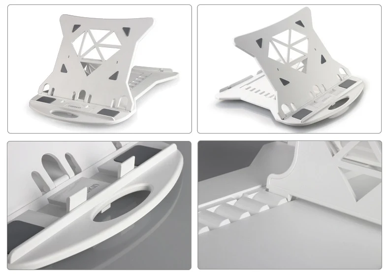 Вращающийся Регулируемый охлаждения ноутбука тетрадь стенд держатель Pad крепление портативный складной Lapdesk офис Эргономичный для