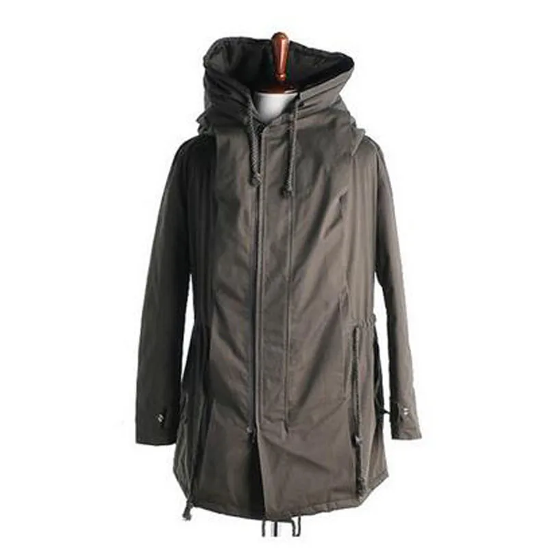 Hot Sale Winter Men Down Parkas Jackets Fashion Man Hooded Thick Warm Outwear Overcoat Wadded Coat