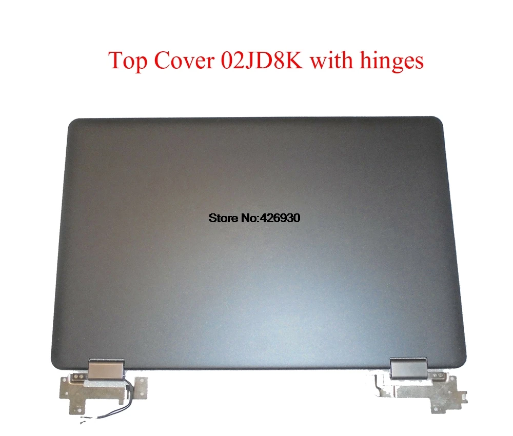 02JD8K with hinges Ноутбук ЖК-Верхняя Крышка для DELL для Inspiron 15 7558 7568 02JD8K 2JD8K 02M4DK 2M4DK с петлями и кабелем 01 CVHJ 1 CVHJ задняя крышка - Цвет: 02JD8K with hinges