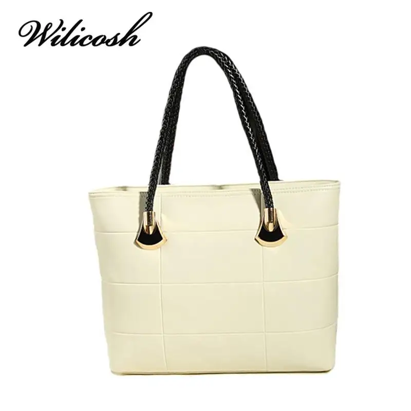 

Wilicosh New Hot Sale Women's Bag Famous Brand Top-Handle Women's Handbags Women Leather Hand Bag Bolsas Shoulder Bag Tote HC393