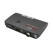 Marsnaska DVB-T/T2 reveiver Digital Terrestrial HDMI 1080P DVB-T DVB-T2 VGA AV CVBS TV Tuner Receiver With Remote Control