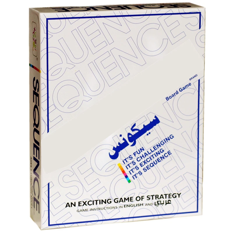 

Sequence Card Funny Entertainment Board Game Friend Family Party Fun Playing Cards Table Desktop Games Children Adult