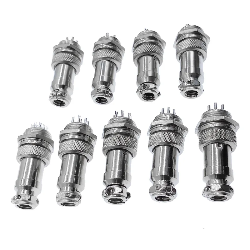 5/8 &quotGX16 авиационный кабель разъем 2Pin3pin4pin 5pin6pin7pin8pin9pin10pin штекер и гнездо